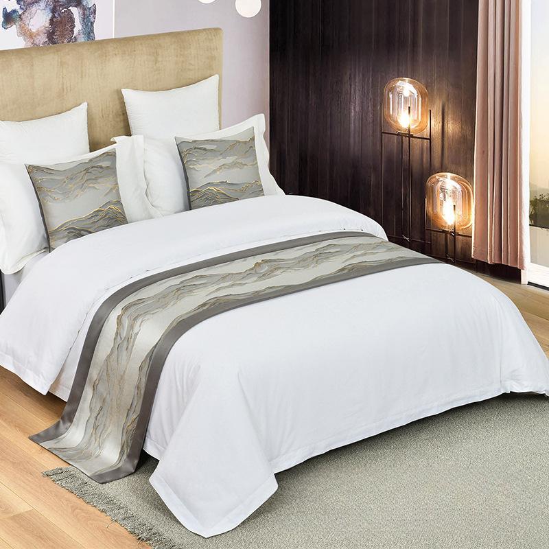 Ширина 50 см, новое гостиничное прикроватное полотенце, хит продаж, яркий стиль, покрывало в горах, кровать с флагом, полотенца, одеяла для проживания в семье