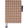 Блокнот Hobonichi Techo, размер Cousin, в клетку "рубашка" (A5) Чехол, Ткань/Брауни