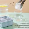 Large Food-Grade Silicone Ice Cube Tray with Lid - Newcomer Offer: ¥5 Off, First Come First Served