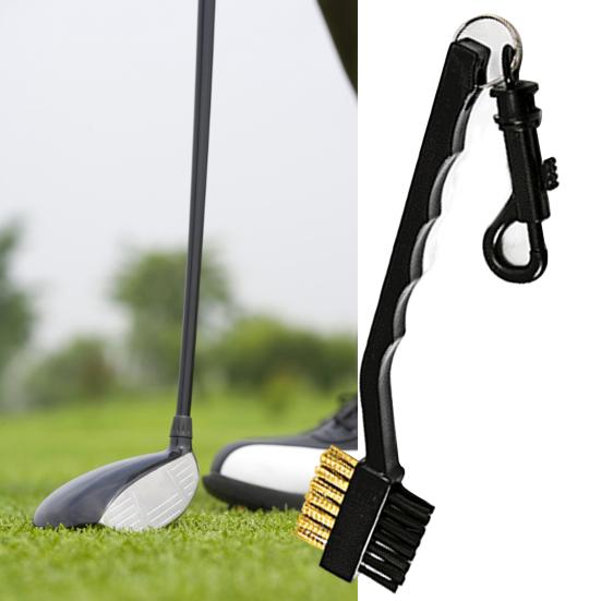 Щетка для чистки гольфа Полезная многофункциональная эффективная щетка для чистки Двусторонняя щетка для чистки гольфа Щетка для гольфа Аксессуары для гольфа