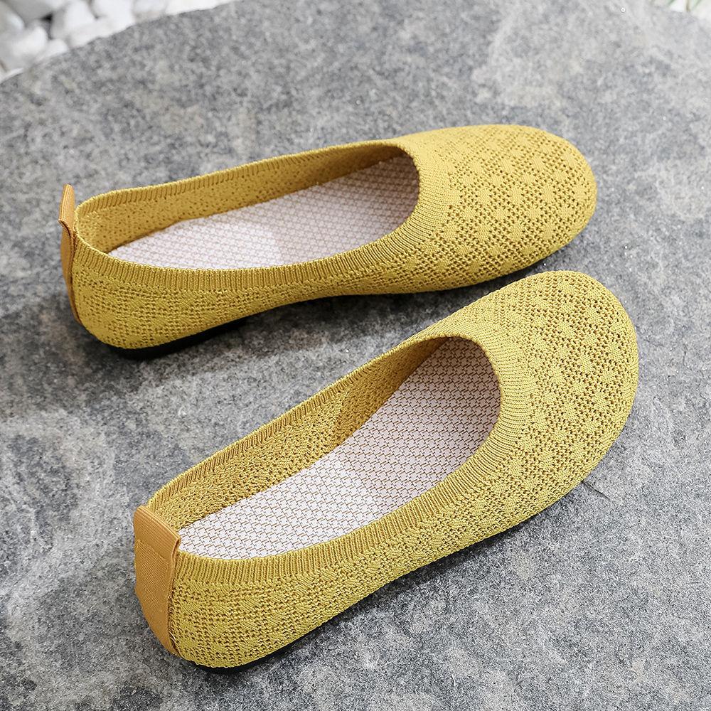 Летние Новые Сандалии Сетчатые Дышащие Женские Туфли Противоскользящие Черные Рабочие Туфли Удобные Повседневные Одинарные Туфли