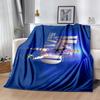 Soccer Player Action Blanket Soft Warm Cozy Perfect for Picnics Bed Office Chair Four Seasons Multipurpose Modern