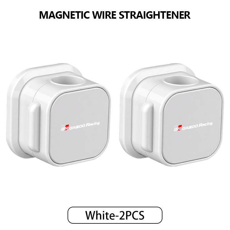 Multifunction Portable Magnetic Cable Clip Adjustable Cord Cable Organizer Holder For Toyota Crown Yaris Corolla Prius Auris CHR