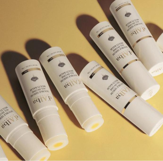 D’Alba Двойная сыворотка Мультибальзам Все-в-одном 10 г – Веганское сияние и питательный уход