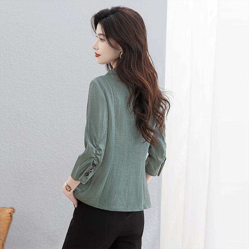 Женский льняной блейзер Весна/Лето 2025