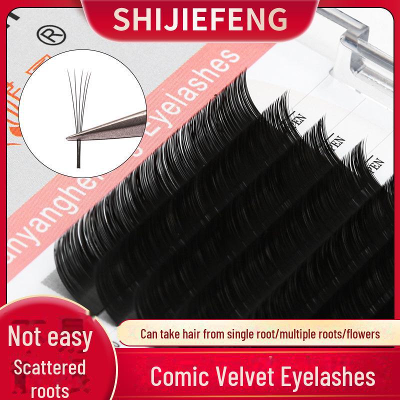 Накладные ресницы Velvet Soft Comic Single & Multi Root Natural
