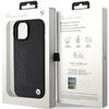 Bmw Leather Hot Stamp Case For Iphone 15 - Black