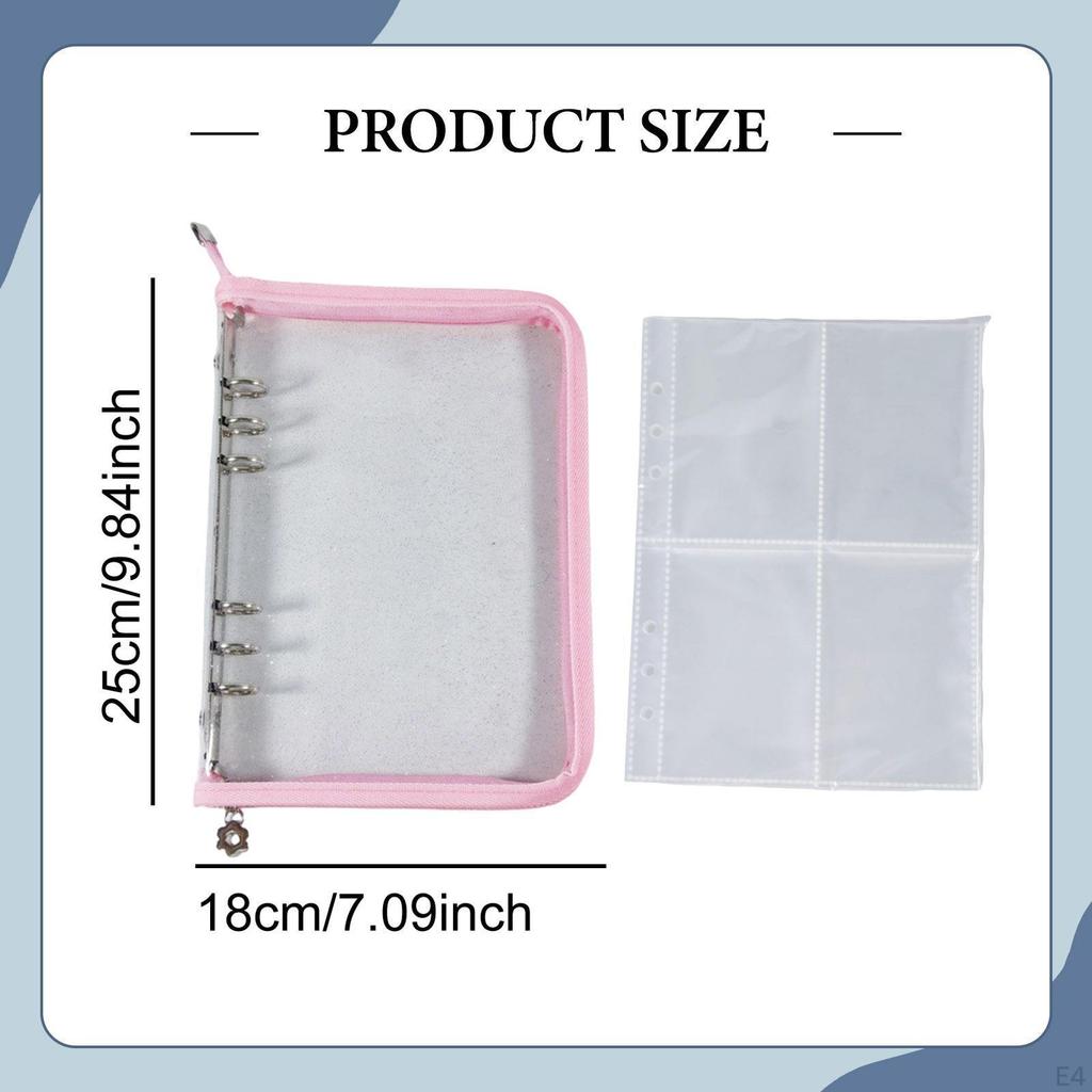 Binder Photo Album 25 Sheets Internal Pages DIY Photocard Collect Book Holder for