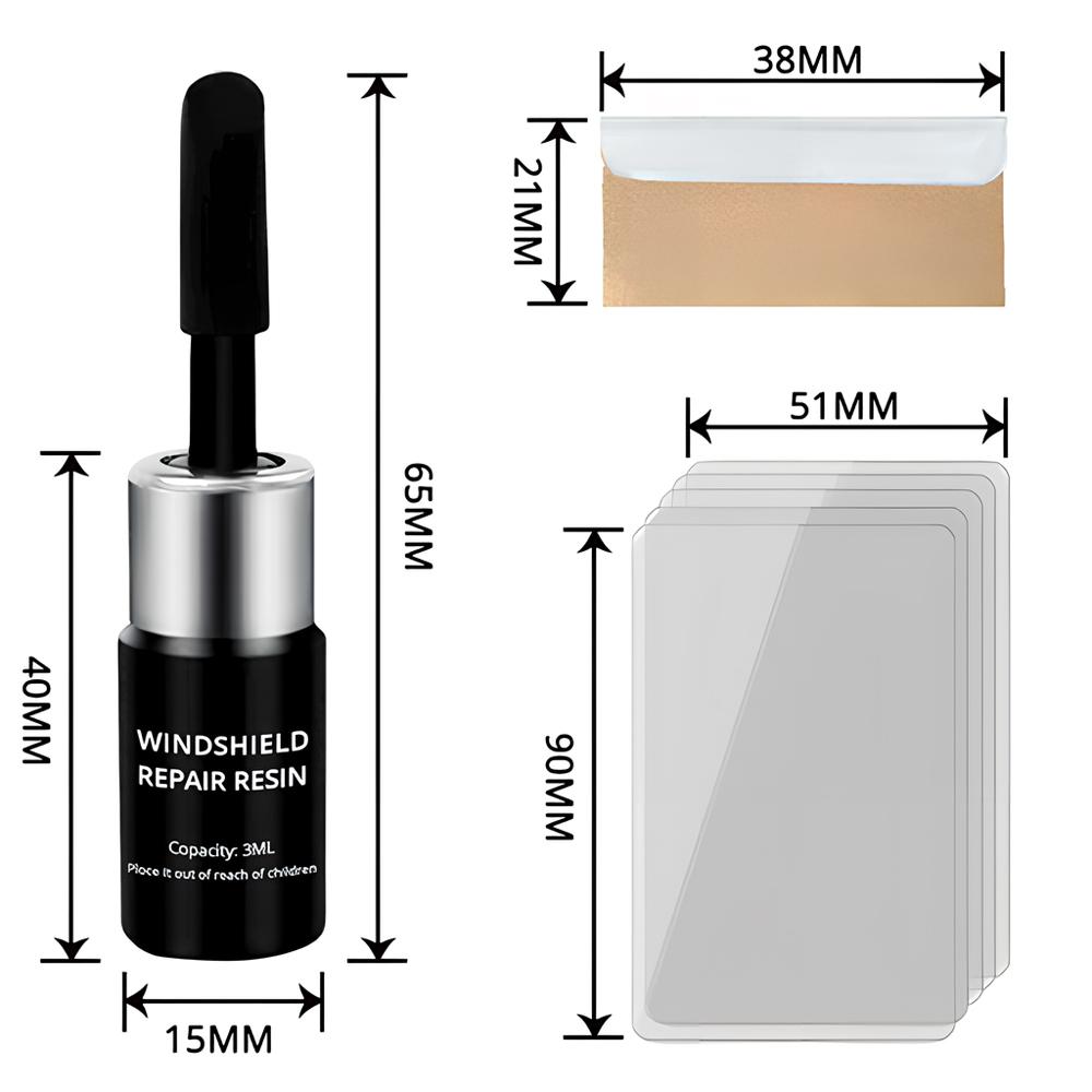 Инструмент для ремонта трещин на лобовом стекле автомобиля, набор для самостоятельного ремонта оконных экранов, клей для восстановления, царапин и трещин на автомобильном стекле, без следов