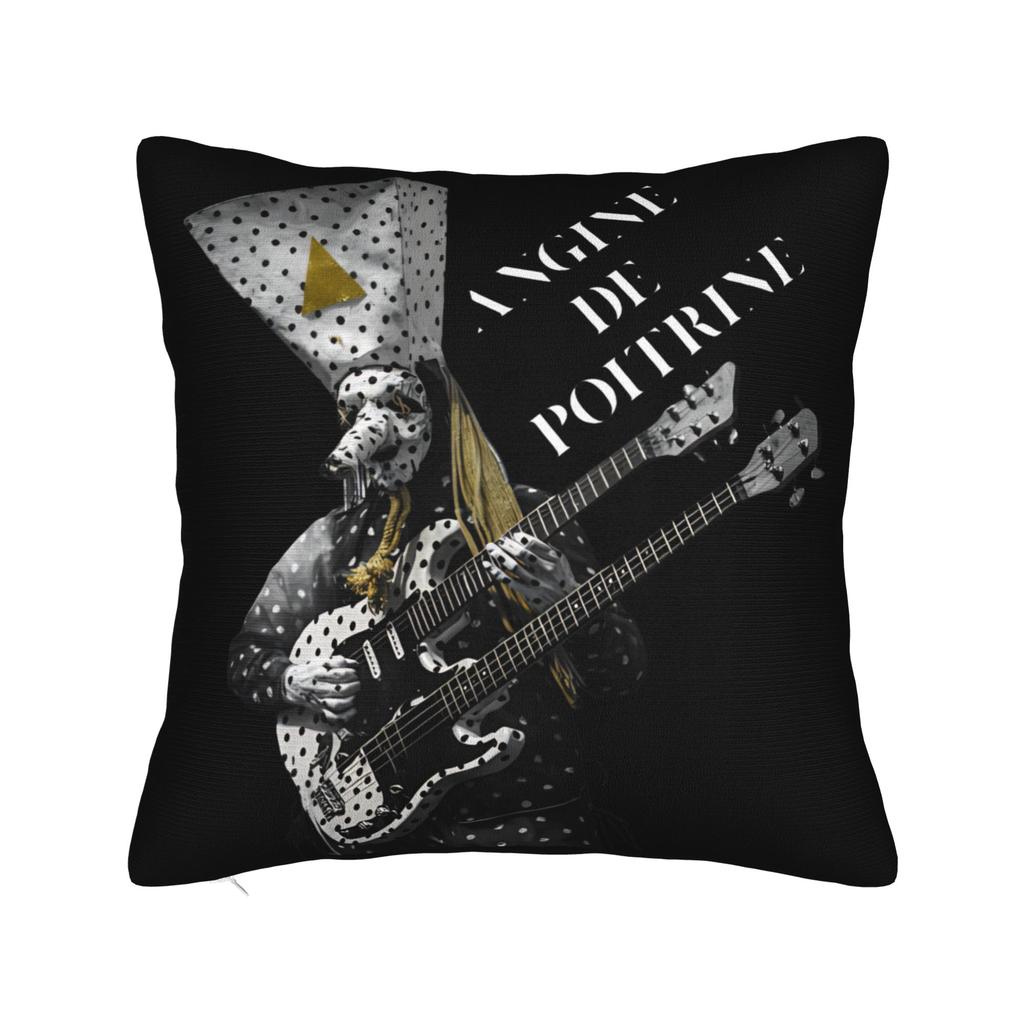Decorative Pillowcases Angine De Poitrine Rock Band Merch Living Room Pillow Case Cover Zippered Multi Size