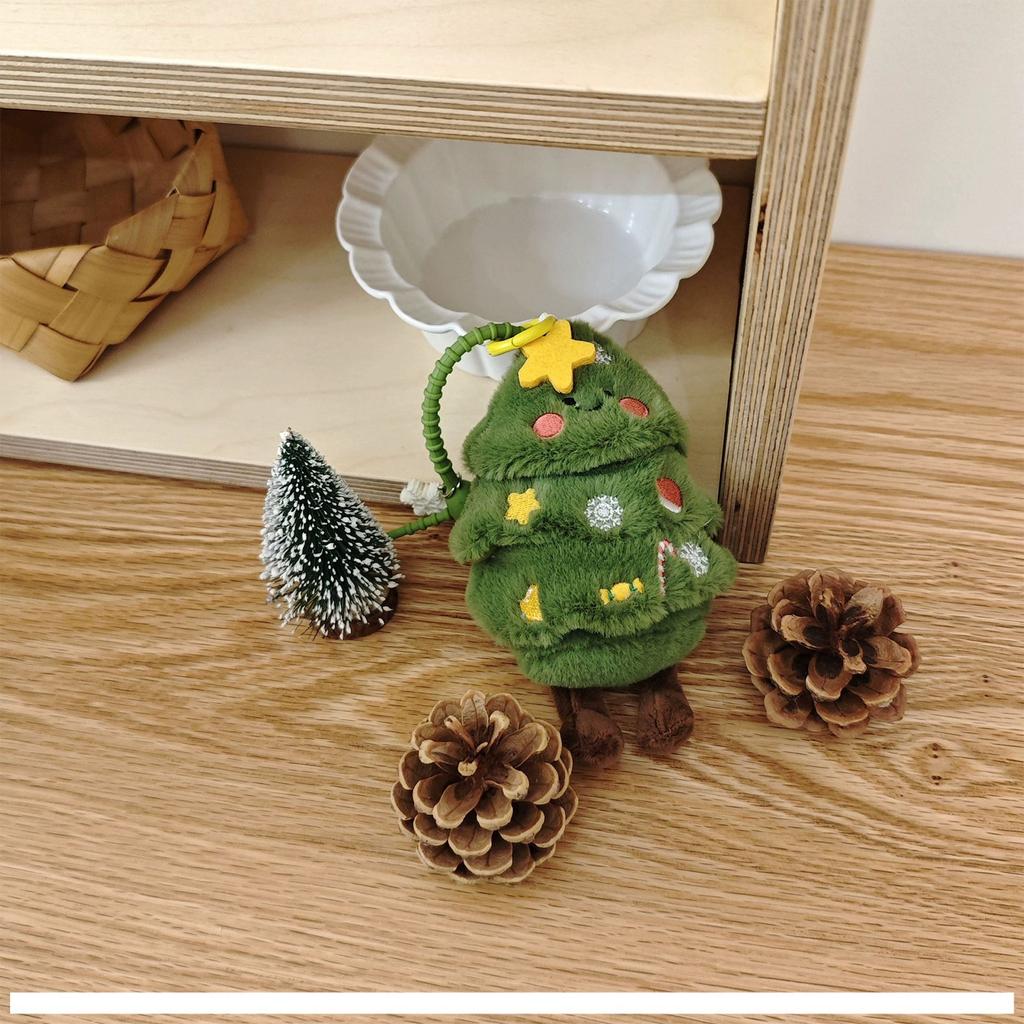 Рождественская елка мультфильм плюшевая кукла сумка брелок подарок