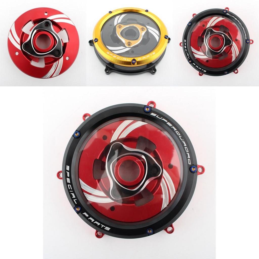 Прозрачная крышка сцепления высокого качества для Ducati Panigale 959 1199 1299 V2 S с яркими вариантами цвета