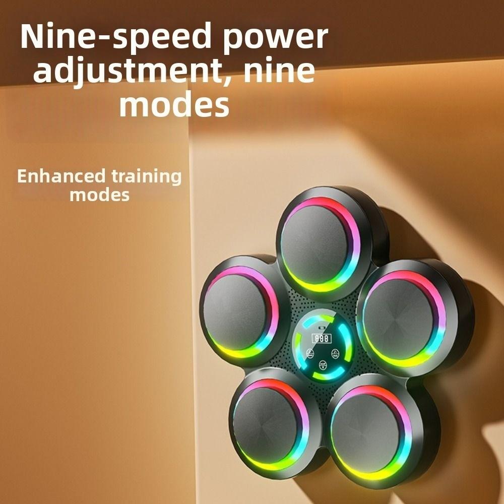 Wall Mounted Smart Music Boxing Machine Reaction Training Equipment Home Exercise