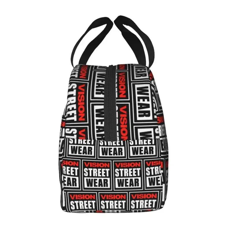 Сумка для обеда Vision Street Wear, термоизолированная, женская, многоразовая, для работы, школы, путешествий, хранения еды, коробка для бенто