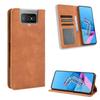 Flip Cover For Zenfone 7 Pro/Zenfone 7,Zenfone 8 Flip Leather Case [Flip Vintage Leather] Shockproof Durable Retro Phone Case
