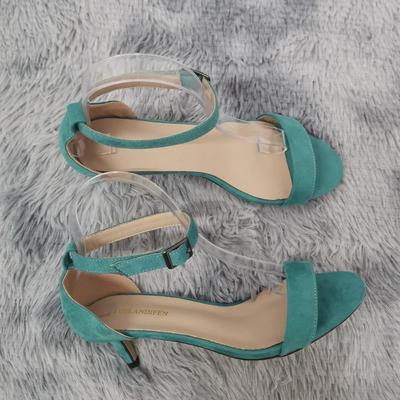 LOSLANDIFEN женские босоножки летние на низком каблуке с ремешком на щиколотке босоножки с открытым носком сексуальные высокие свадебные туфли для вечеринки обувь