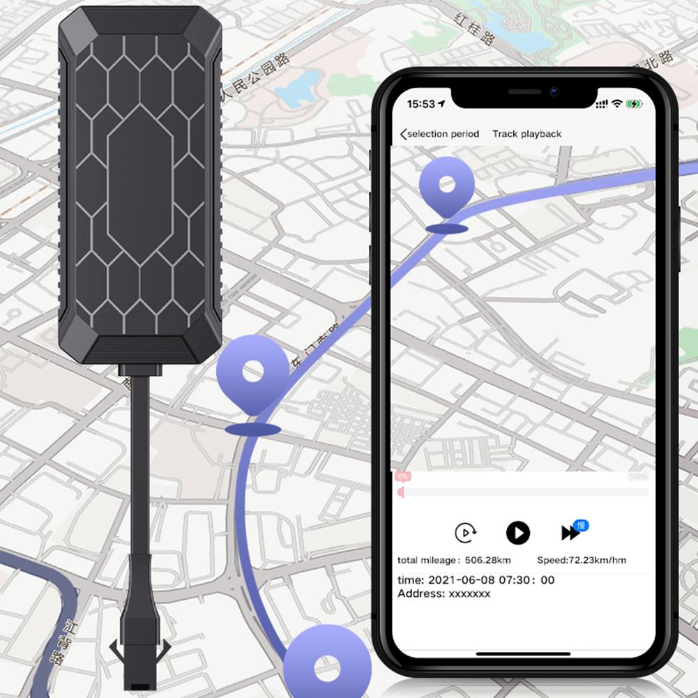 Устройство слежения за транспортным средством Система мониторинга в реальном времени Автомобильный мотоцикл GSM-локатор Водонепроницаемый портативный GPS-локатор Автомобильный интеллектуальный искатель