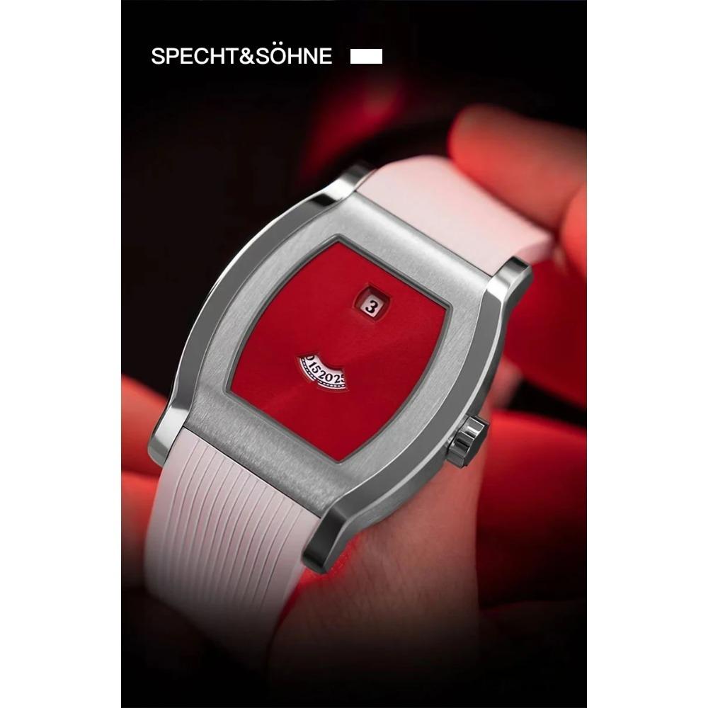 Мужские автоматические часы Specht & Söhne | Роскошные механические наручные часы с прыгающим часом | Нержавеющая сталь | Сапфировое стекло | Reloj