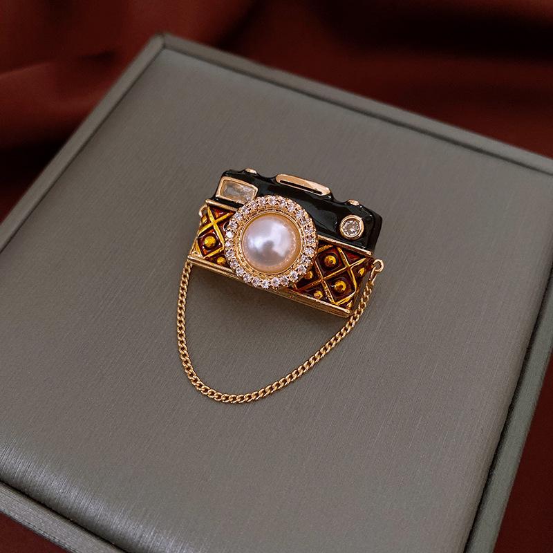 Средневековая винтажная брошь с бриллиантовой буквой - ретро-роскошные украшения для женщин высокого класса