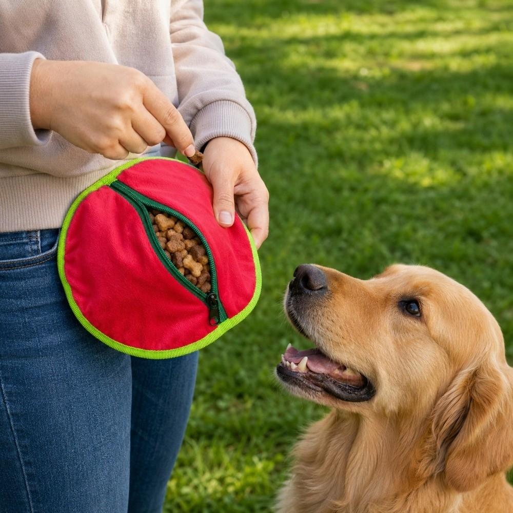 Large Capacity Dog Training Snack Bag Lightweight Puppy Reward Pouch  Feeding Time