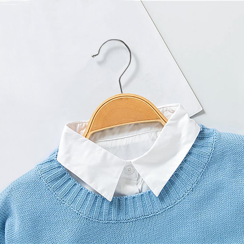 Более длинная рубашка с искусственным воротником, профессиональный женский воротник с искусственным воротником, подходящий по размеру воротник для костюма, экономия