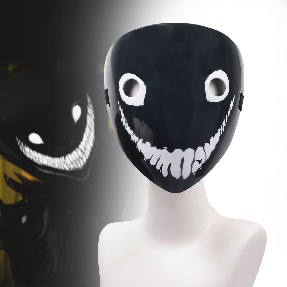 Horror The Backrooms Smiler Cosplay Mask Adult Creepy Smiling Face Mask Scary Helmet Halloween Costume Accessory Prop