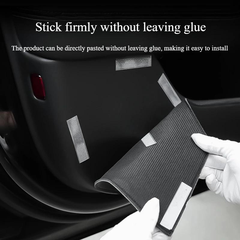 For Tesla Model Y/3 Highland PU Leather Door Anti Kick Pad Side Door Panel Protector Anti-Dirty Pads Car Interior Accessories
