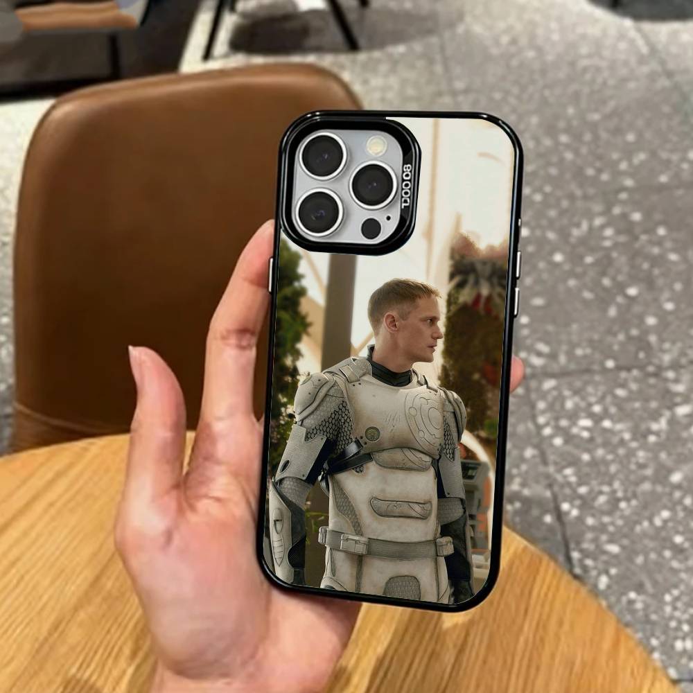 Эпический Sci-Fi M-Murderbot Чехол для телефона для iPhone17,16,15,14,13,12,11 Plus,Pro Max Цветной Посеребренный Внутренний Чехол
