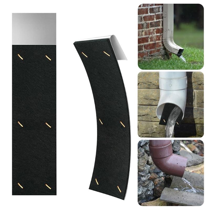 Pack of 2 Multipurpose Rain Gutter Silencers with Adjustable Designs Convenient Portable Accessory for Noise Control