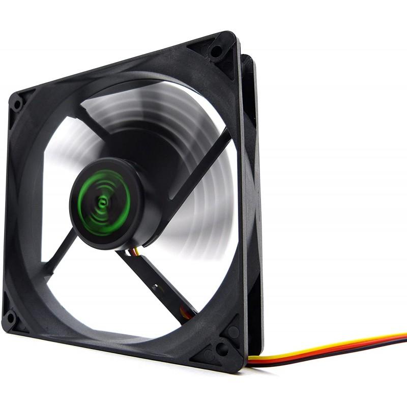 Tacens Anima AF12 120mm Fan - Black Housing and Blades - Max Speed. 1200rpm-AF12