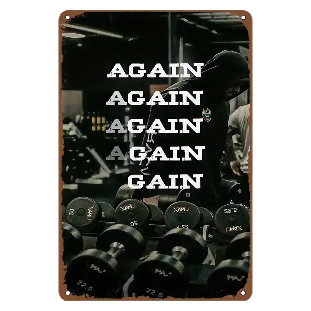 Смешные металлические знаки, декор, мотивирующие цитаты о фитнесе, настенное искусство для гостиной, спальни, спортзала, металлические жестяные знаки, винтажные