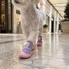 4PCS Breathable Pet Mesh Boots Adjustable Pet Paw Protector Fashion Dog Foot Covers  Dog Walking