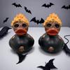 Funny Halloween Duck Ornament Statue Resin Animal Figurine Garden Miniatures  Party Props