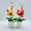 Artificial Bonsai Innovative Smooth Surface PVC Fashion Vivid Appearance Simulation Butterfly Orchid for Living Room