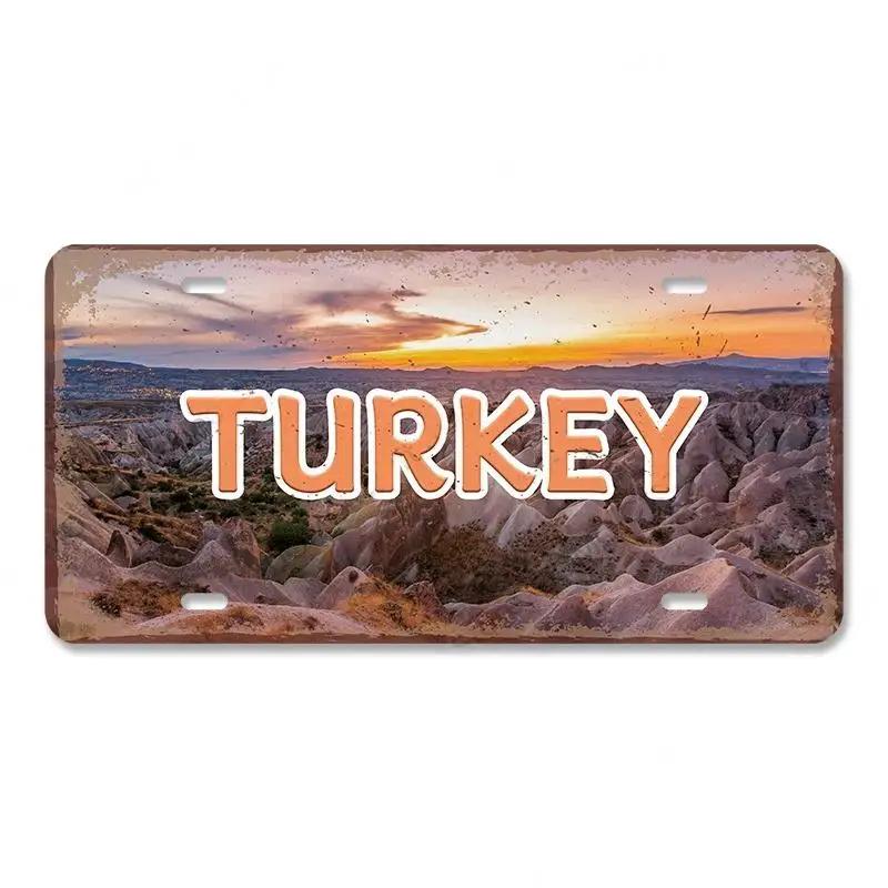 Винтажный кантри столица номерной знак металлические знаки ретро Америка Франция Бразилия металлический плакат пещера человек кафе бар паб настенный декор