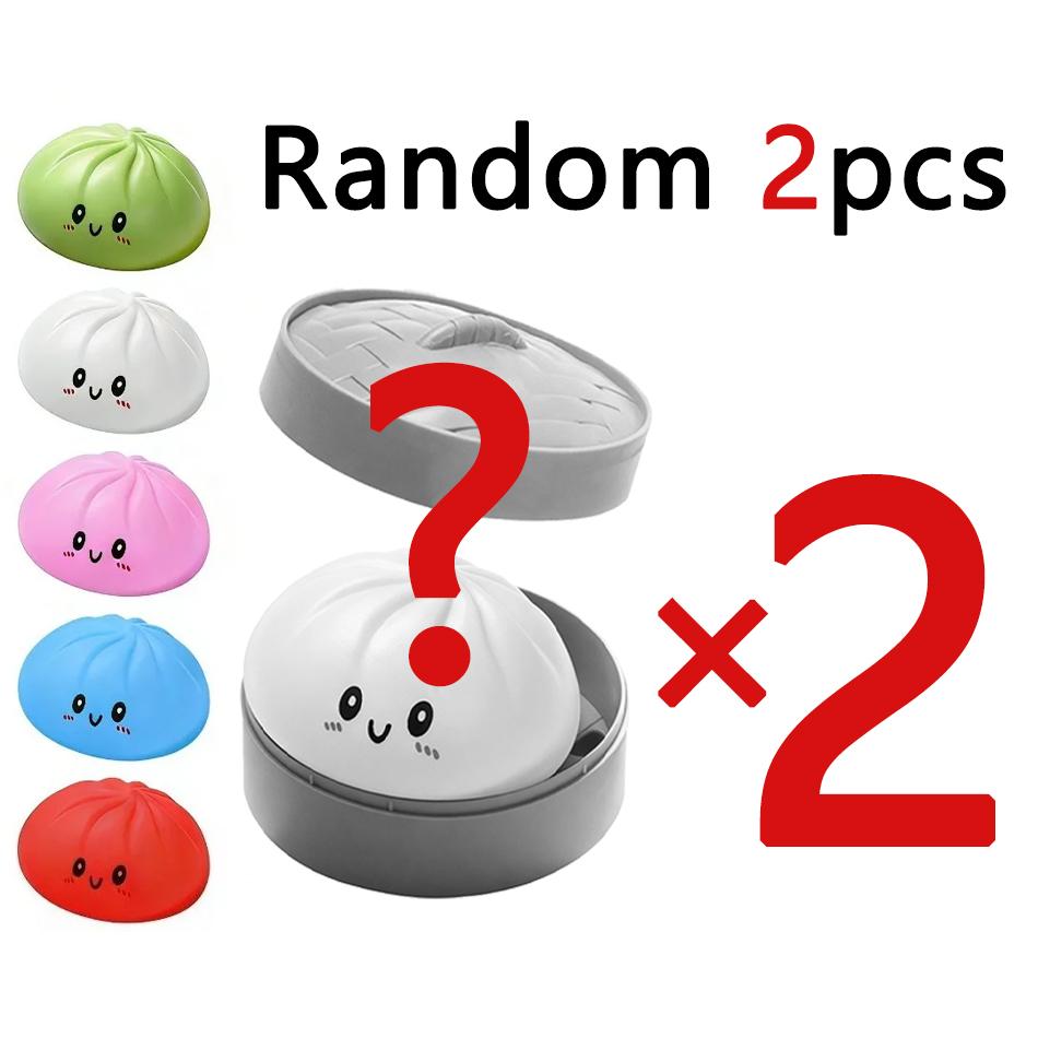 Toys Colorful Dumpling Squishes Stress Balls Reusable Low Rebound Decompression Dough Ball Unique Home Decor Gifts