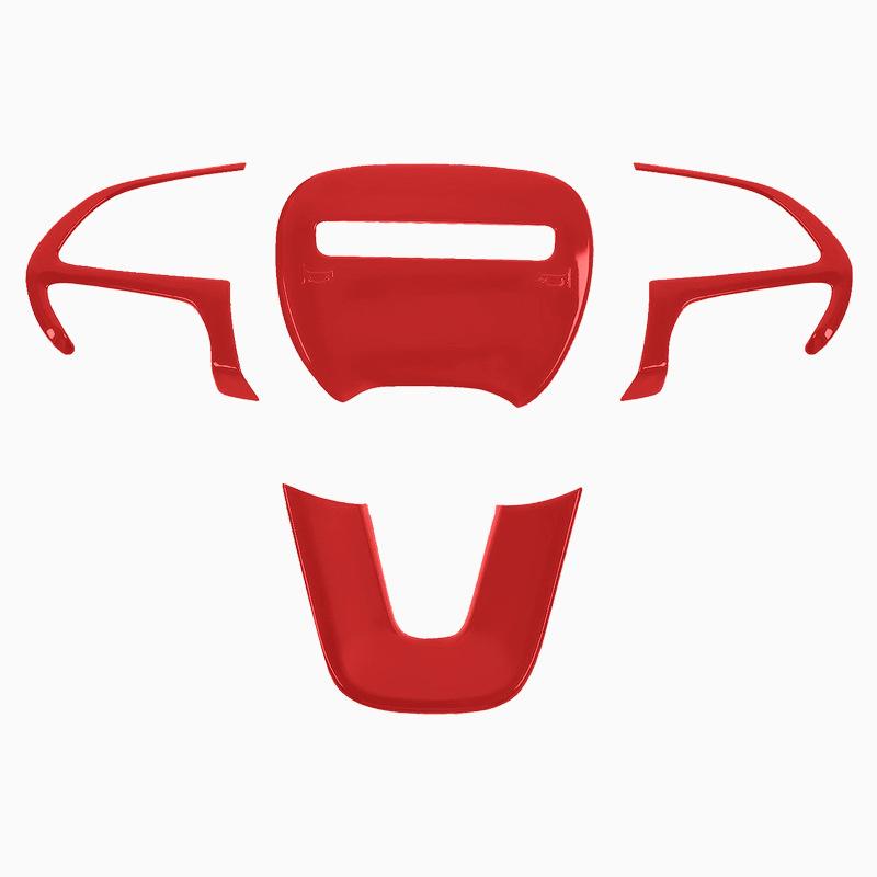 Наклейка из углеродного волокна на руль для интерьера Dodge Challenger 2015-2021