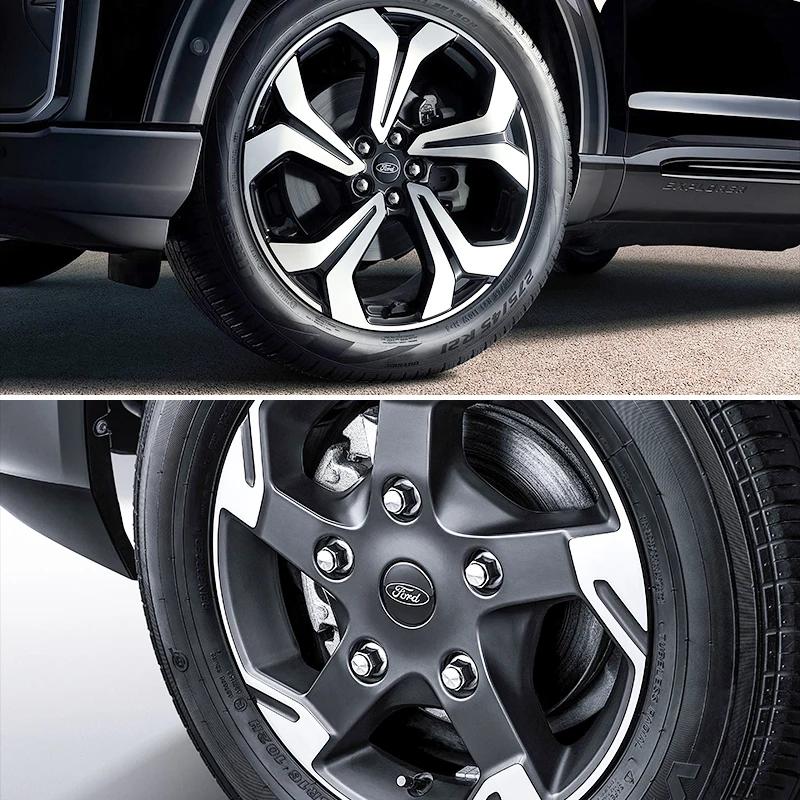 Car Sticker 54mm Wheel Center Cap Ford Logo Hub Cover Badge Emblem For Ford Focus Mk2 Mk3 Fiesta Ranger Mondeo Mk4 S-MAX Kuga Mu