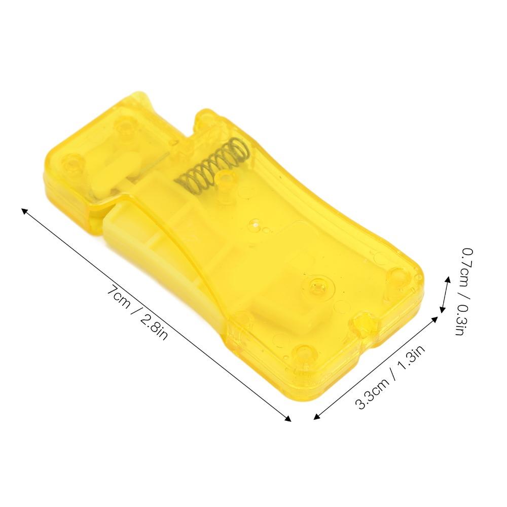 3pcs Plastic Plastic Needle Threader Yellow Self-Thread Guide Simple Needle Threader Household Use