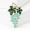 Fashion Rhinestone Grape Brooch High-End Temperament Simple Apparel Accessories Coat Suit Pin Brooch