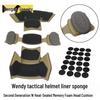 Wendi Second Gen Helmet Liner: Shock-Absorbing, Sponge Pad for CS Tactical Helmet Modifications