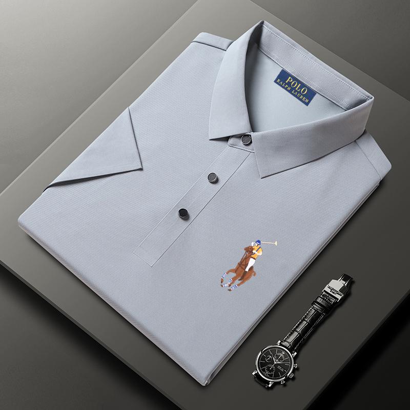 Polo Ralph Lauren 2025 Лето Новая Цветная Вышивка Пони Бизнес Поло для Отдыха