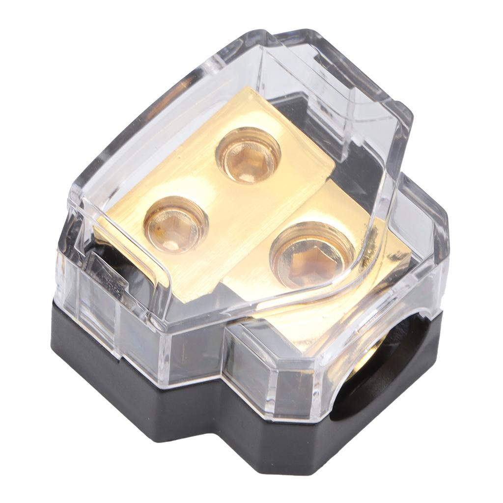 Автомобильный 1X2GA вход 2x4GA выход блок распределения питания держатель предохранителя модификация усилителя чистая медь