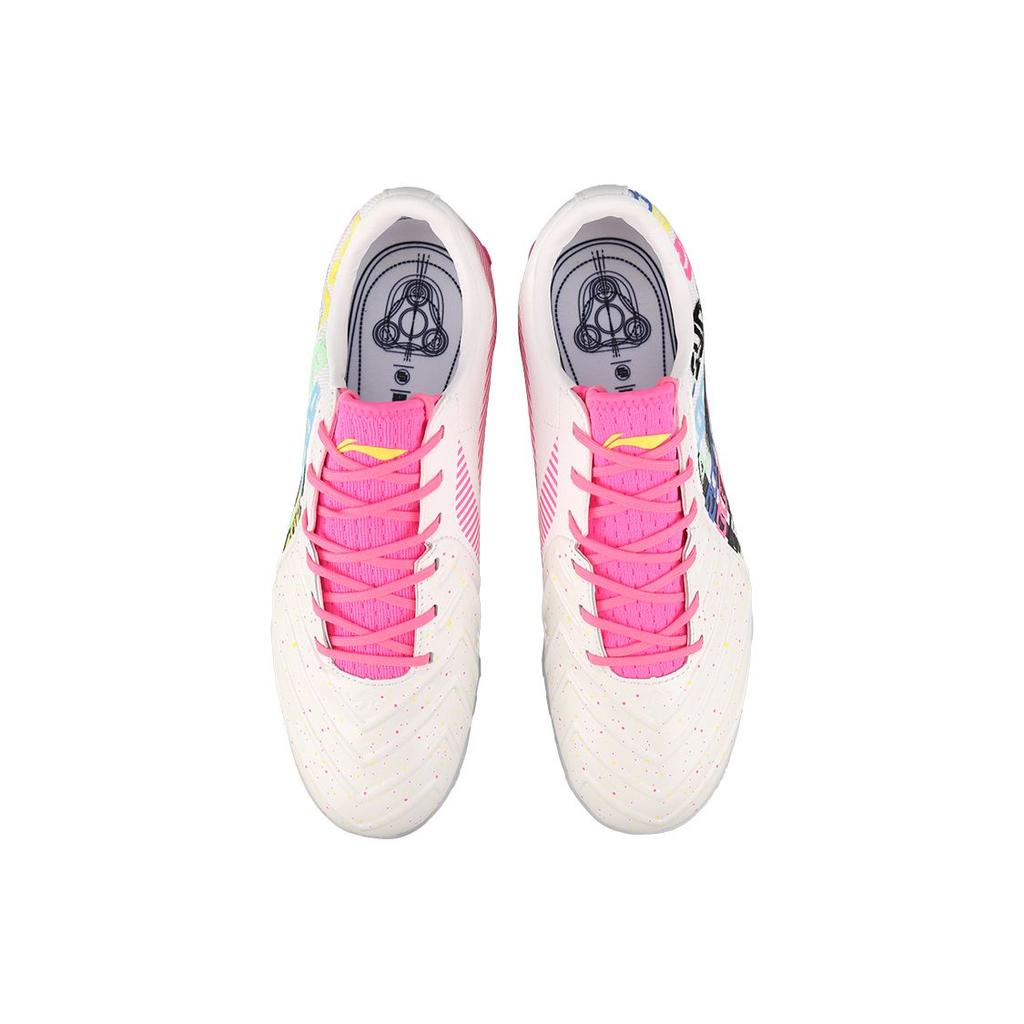 Серия Li Ning Jin с шипами TF (Резиновые шипы) Футбольные бутсы с искусственным покрытием, амортизирующие, нескользящие, износостойкие, мужские футбольные бутсы YSTT021-5