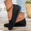 Fashion Women Round Toe Flats New Comfortable Ballet Shoes Casual Slip On Shallow Loafers Office Big Size Breathable Mesh Sneakers Women