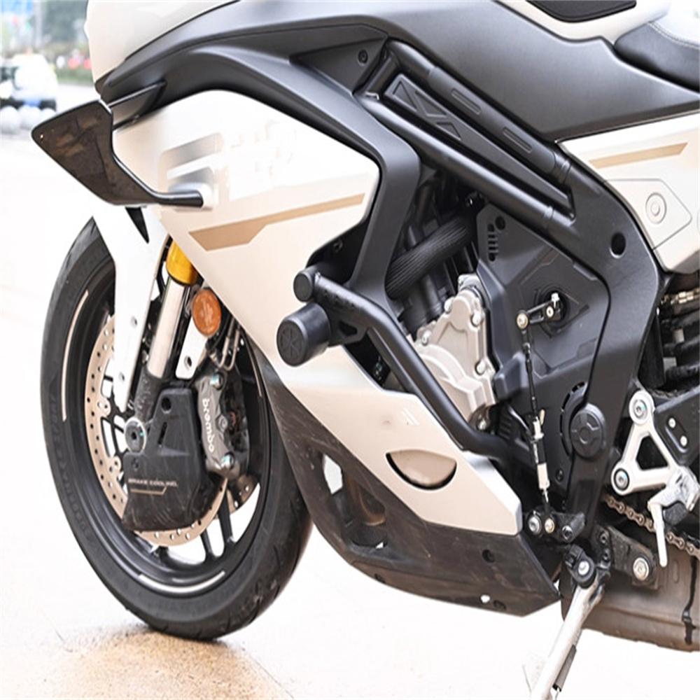 FOR CFMOTO 750SR bumper seamless tube front bumper with built-in spring anti fall and anti-collision protection bar 750sr