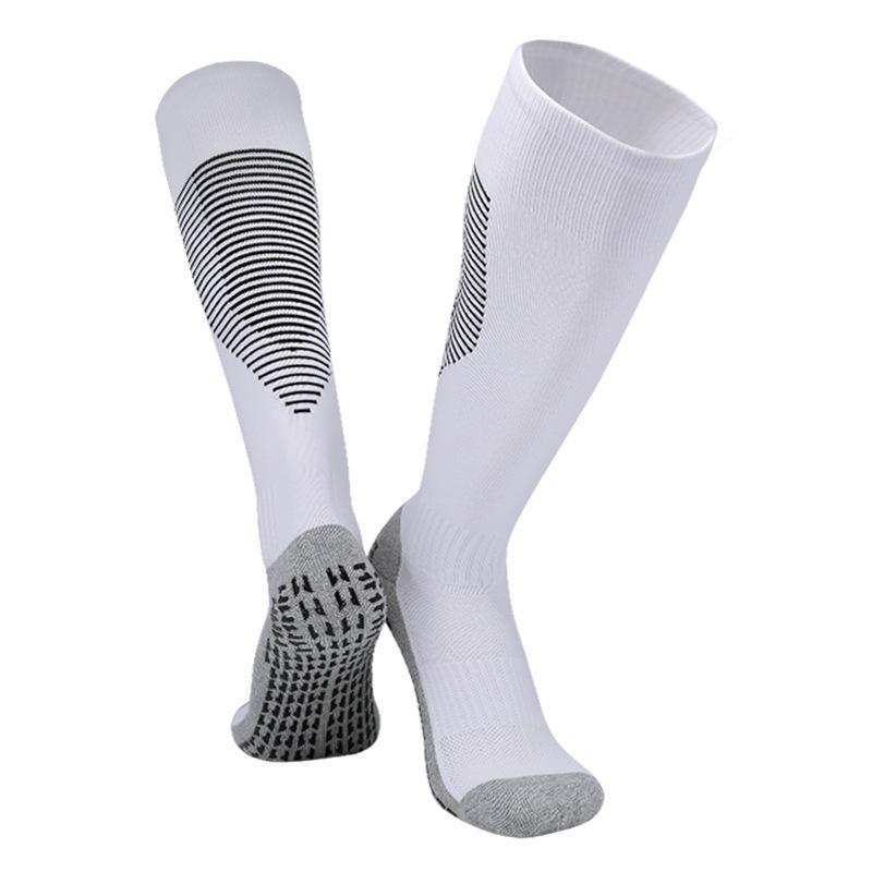 Long Tube Professional Non-Slip Socks Cotton Bottom Sweat-Absorbing Sports Towel Bottom Thickened High Tube Dispensing Football Socks Children
