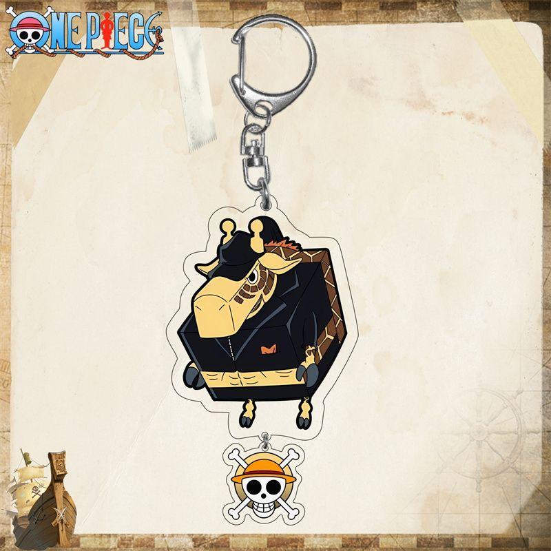 One Piece King Luffy Sona Beauty Подвеска Аниме Акриловый Брелок Прозрачный Брелок Акрил