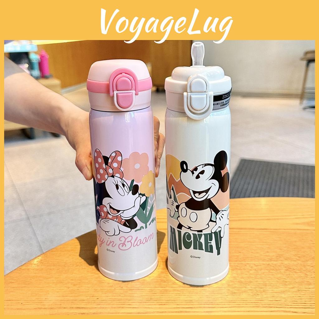 Термокружка Mickey Mouse с двойными стенками и внутренней поверхностью из нержавеющей стали для детей и студентов