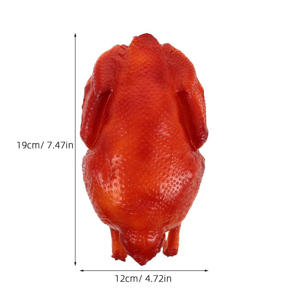 LEDMOMO Roast Chicken Cooked Turkey Food Fake Food Kitchen Use Model, Prop, Decoration, Meat, Display, Thanksgiving, Halloween,